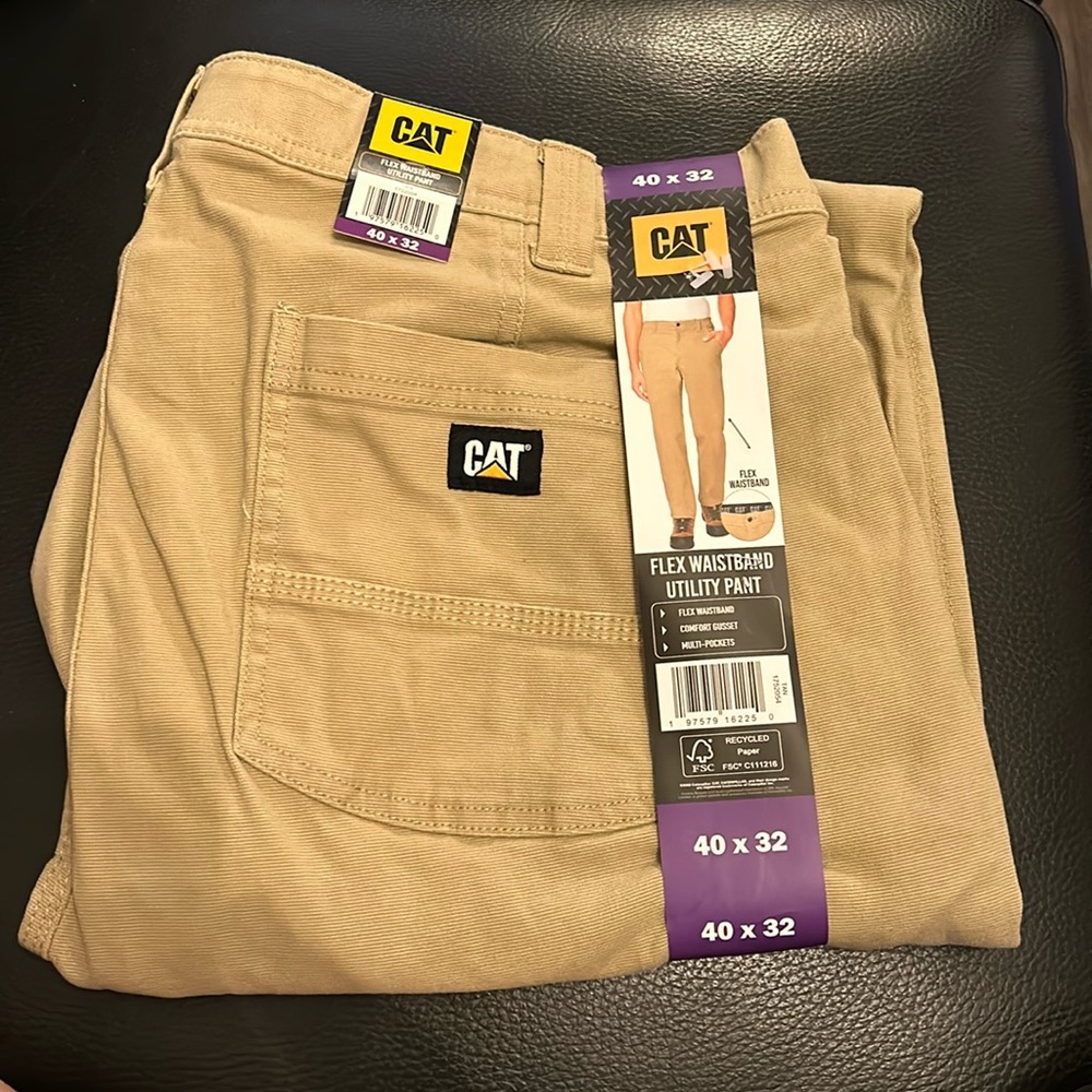 CAT Flex Waistband Utility Pant 40x32